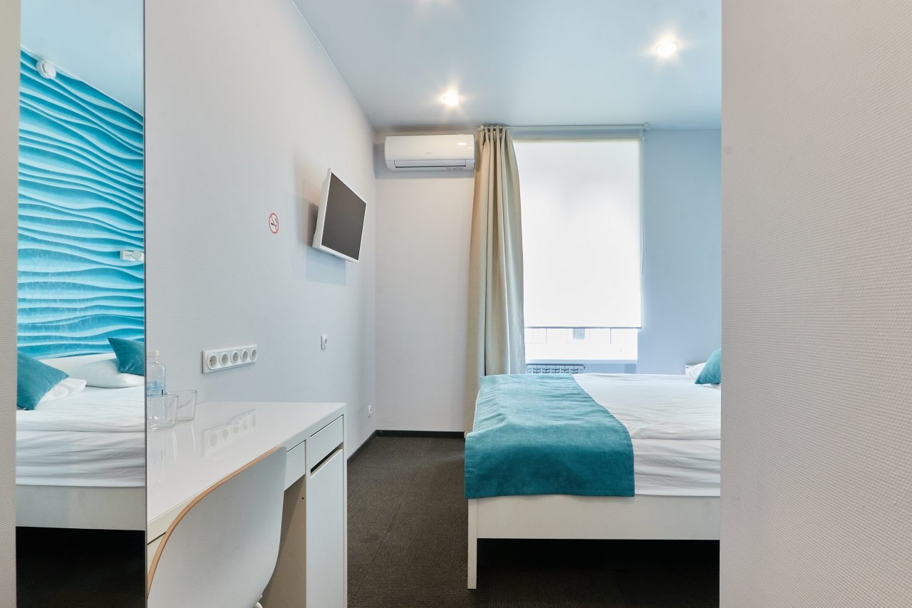 Двухместный (Стандартный номер с двуспальной кроватью), STEPS HOTEL