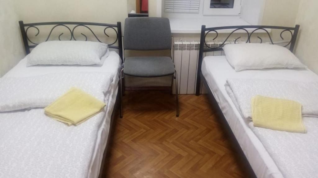 Двухместный (Стандартный двухместный номер с 2 отдельными кроватями) мини-отеля Кукареку, Москва