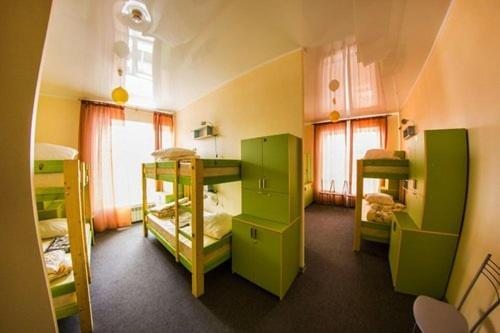 Номер (Спальное место на двухъярусной кровати в общем номере для женщин) хостела Мегахостел, Оренбург