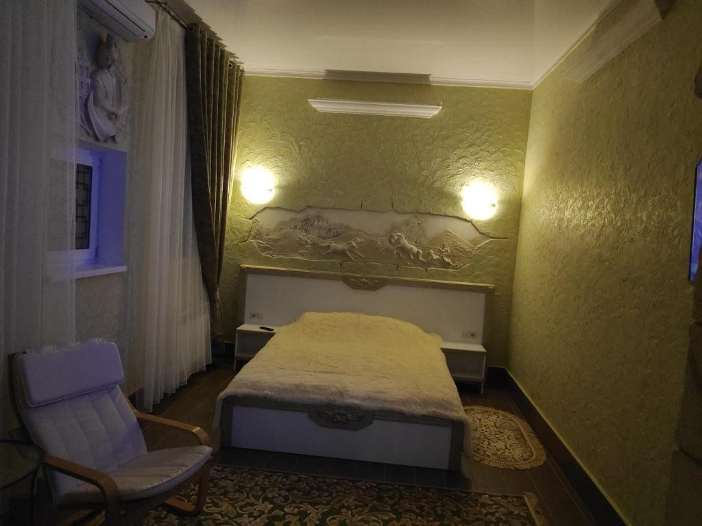 Двухместный (Двухместный номер Делюкс с 1 кроватью и душем) мини-гостиницы Затерянный Мир, Магнитогорск