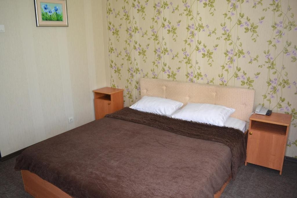 Двухместный (Двухместный номер Делюкс с 1 кроватью и душем) отеля Аэрополис, Хабаровск