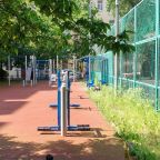 Детская площадка на улице, Апарт-отель Джулиата Июль