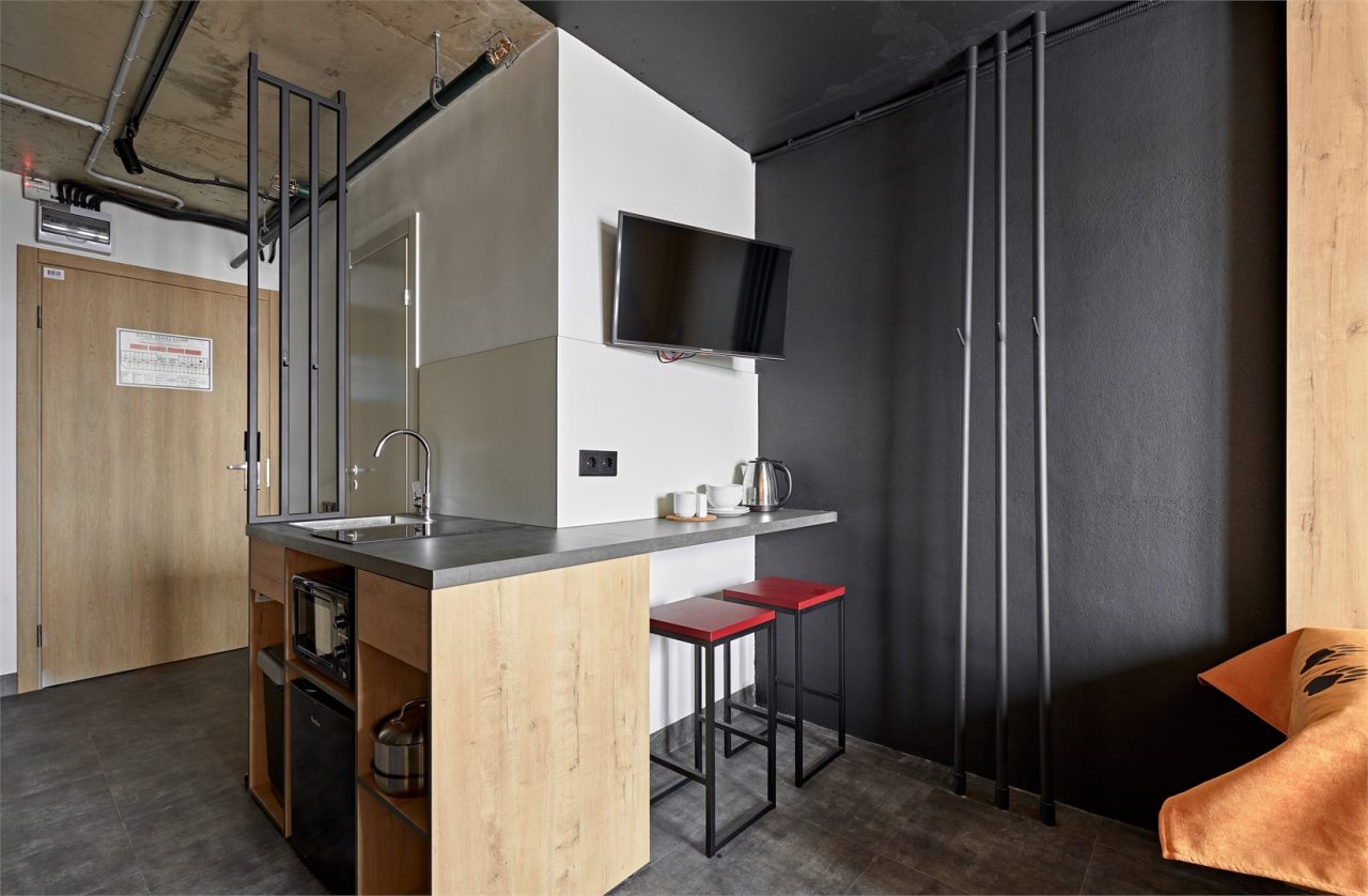 Номер (С 2 отдельными кроватями Studio), Гостиница Vertical We&I Лесная