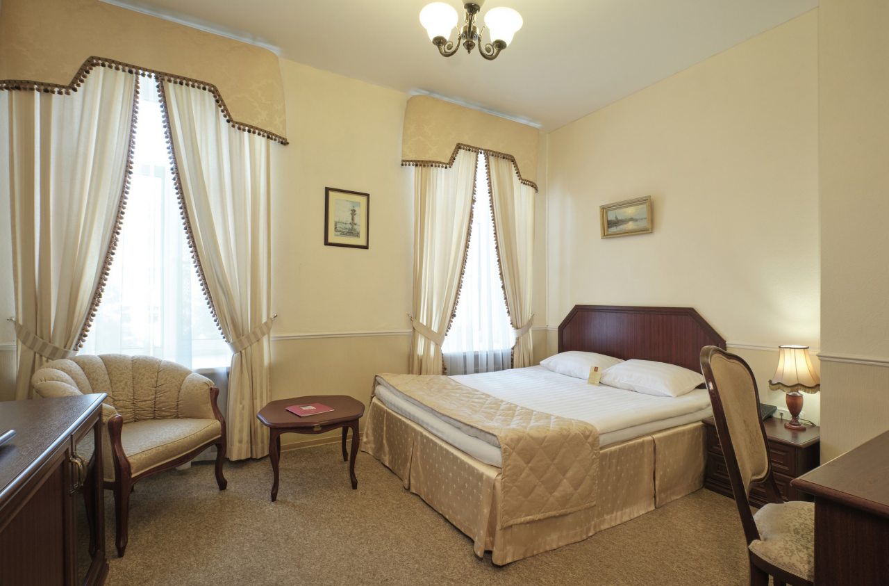 Двухместный (Бизнес с одной двухспальной кроватью) отеля Марко Поло, Санкт-Петербург
