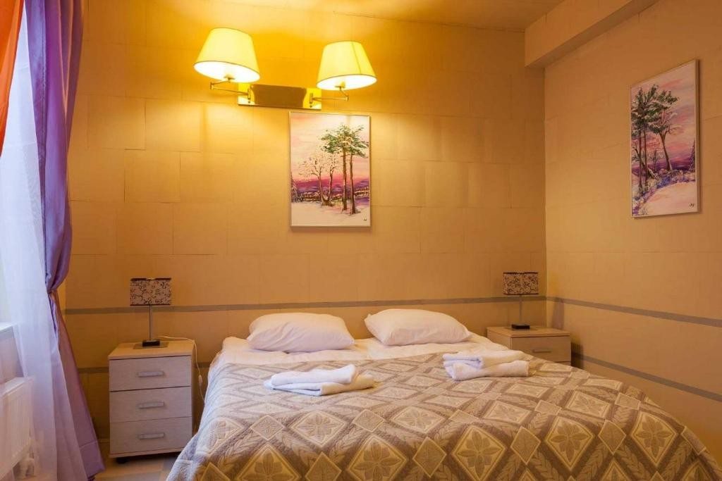 Двухместный (Бюджетный двухместный номер с 1 кроватью или 2 отдельными кроватями) эконом-отеля Не Хостел, Домодедово