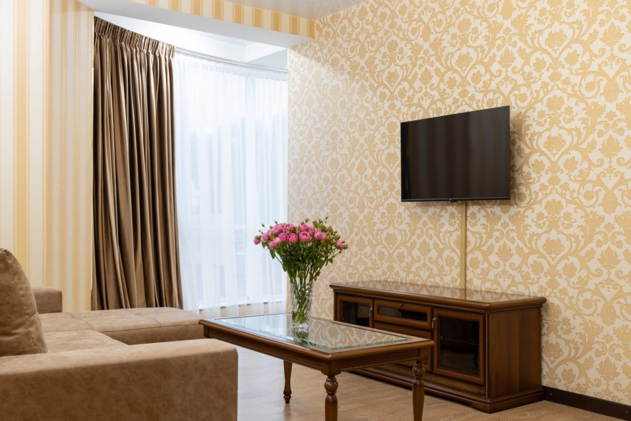 Номер (Люкс двухкомнатный без балкона), Гостевой дом Golden House