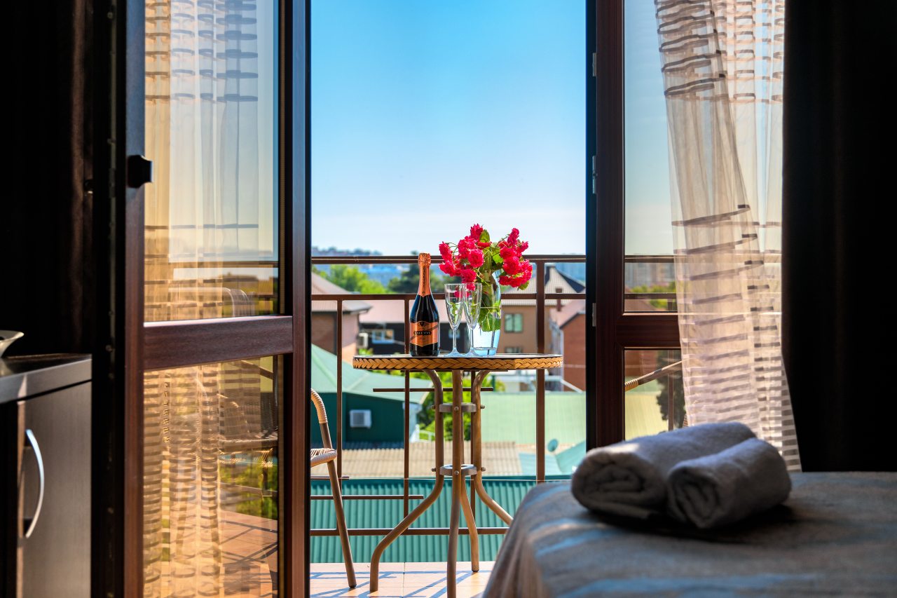 Трехместный (С балконом), Гостевой дом Вавилон