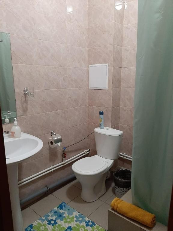 Ванная комната в хостеле Хороший, Москва. Хостел Хороший