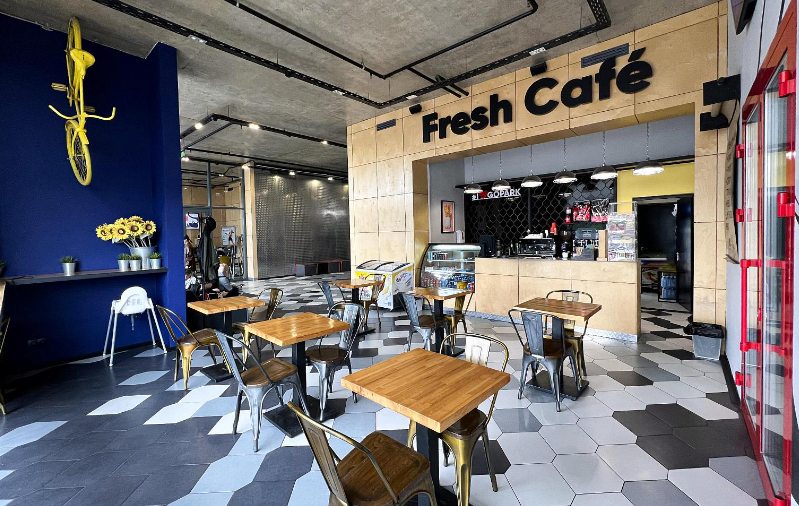 Пространство Fresh Cafe, Гостиница GOPARK Hotel