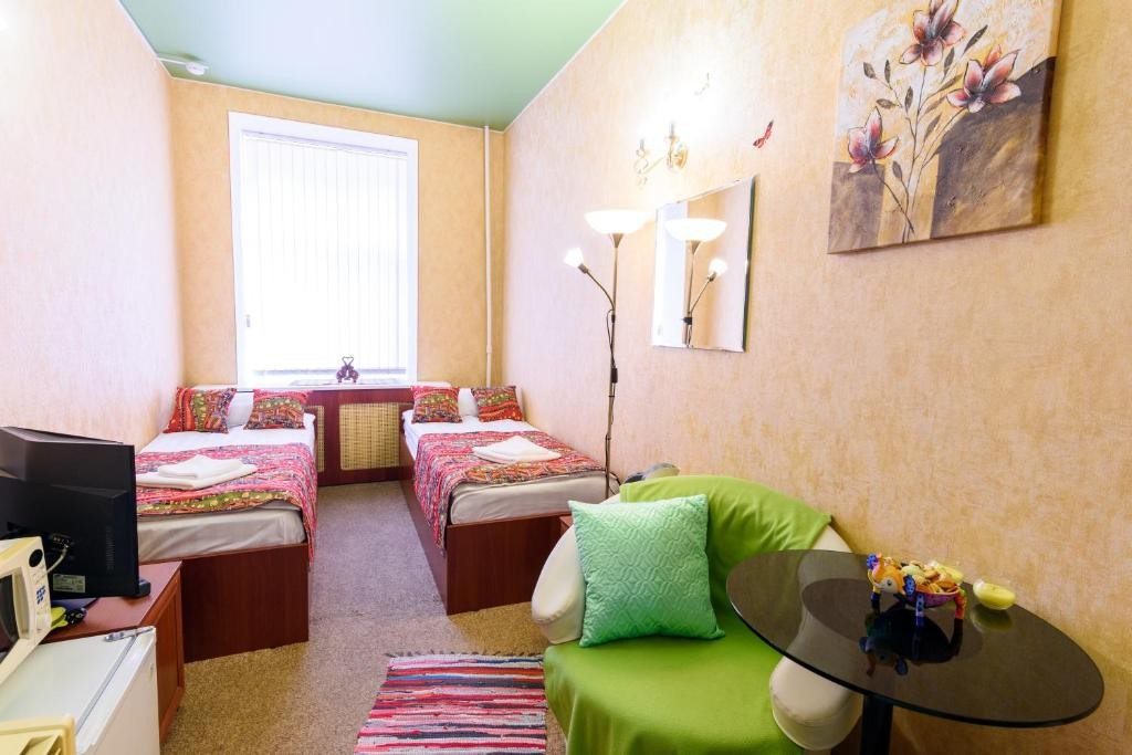 Двухместный (Двухместный номер с 1 кроватью или 2 отдельными кроватями, общая ванная комната) гостевого дома Kon-Tiki, Санкт-Петербург