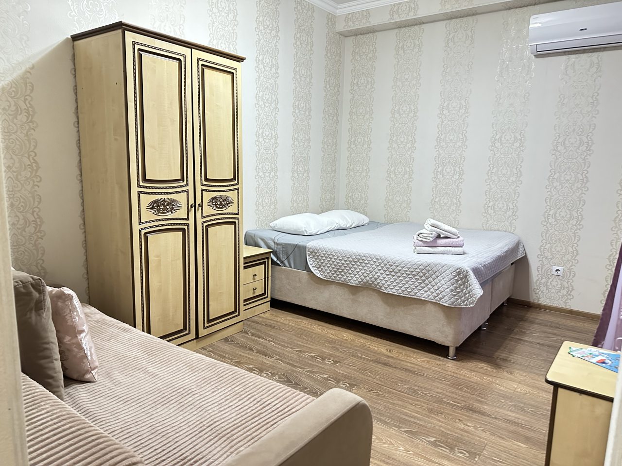 Трехместный (Номер с кухней и  с балконом), Гостевой дом Мзымта