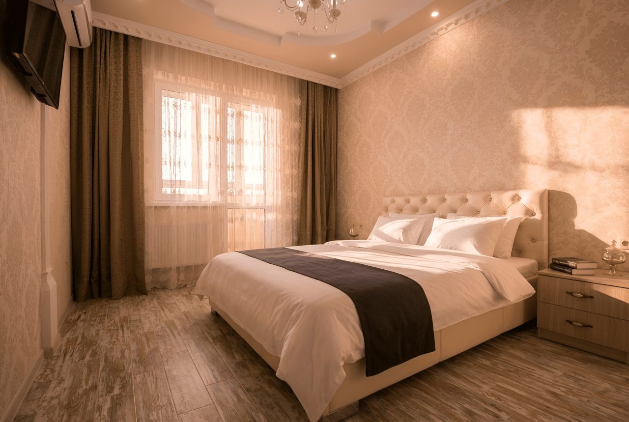 Апартаменты (Евродвухкомнатные 8 этаж с балконом), Depart ApartHotel Hight Level