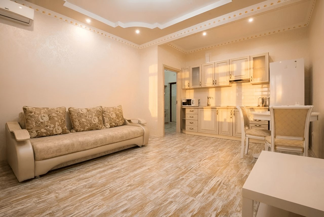 Апартаменты (Евродвухкомнатные 8 этаж с балконом), Depart ApartHotel Hight Level