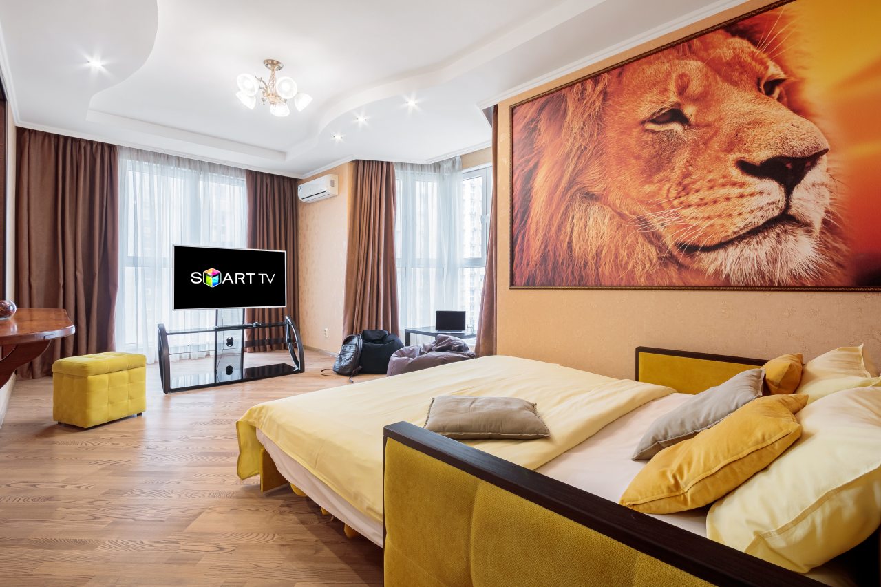 Апартаменты (Апартаменты CHILL с большим Smart TV) апартамента Depart ApartHotel Open Space In Bolshoy, Краснодар