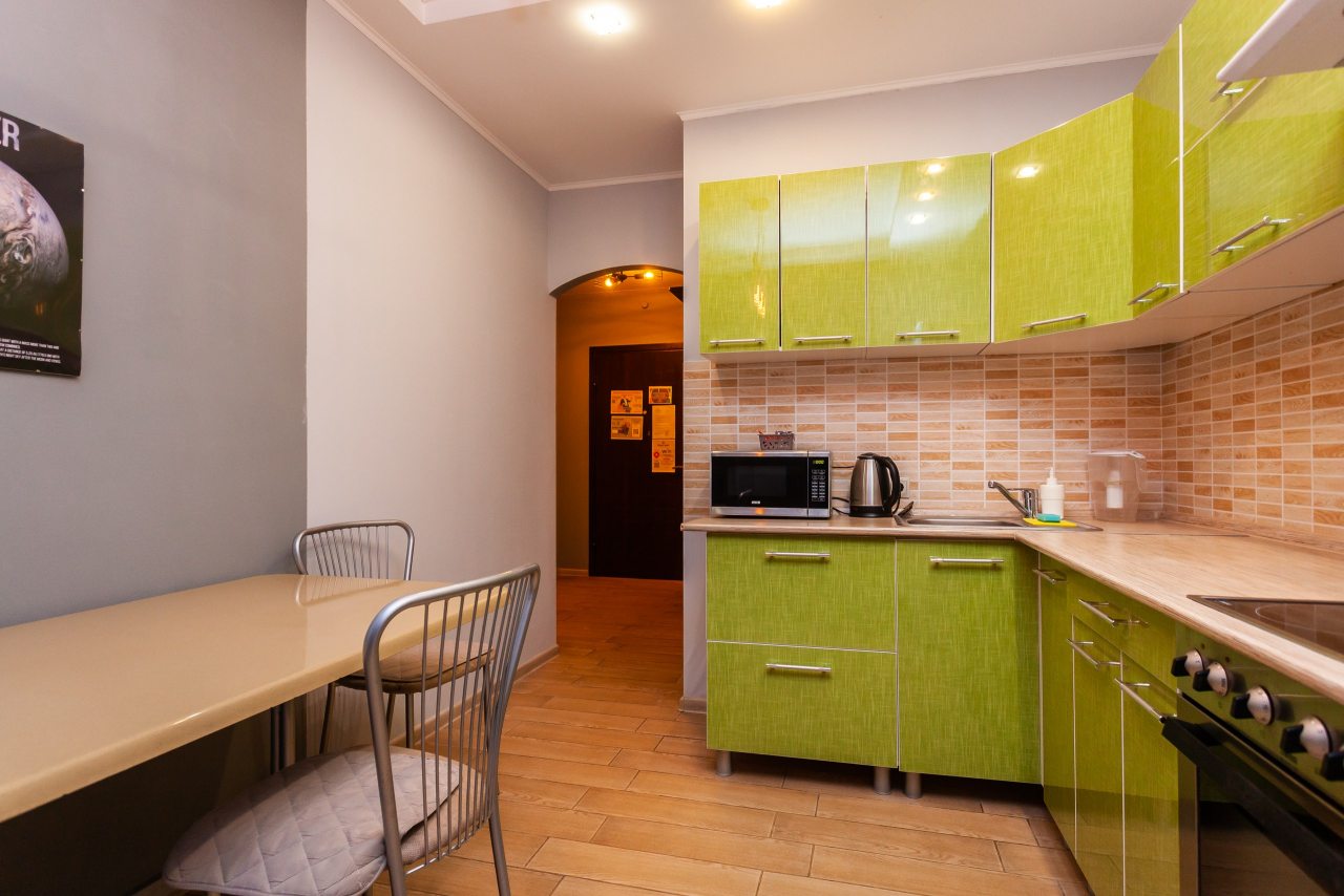 Апартаменты (С камином, балконом и видом на центральную улицу), Depart ApartHotel Open Space In Bolshoy