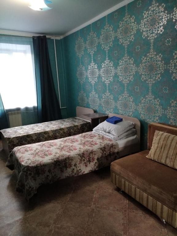 Двухместный (Двухместный номер с 2 отдельными кроватями и общей ванной комнатой) гостевого дома На Гамарника 37, Хабаровск