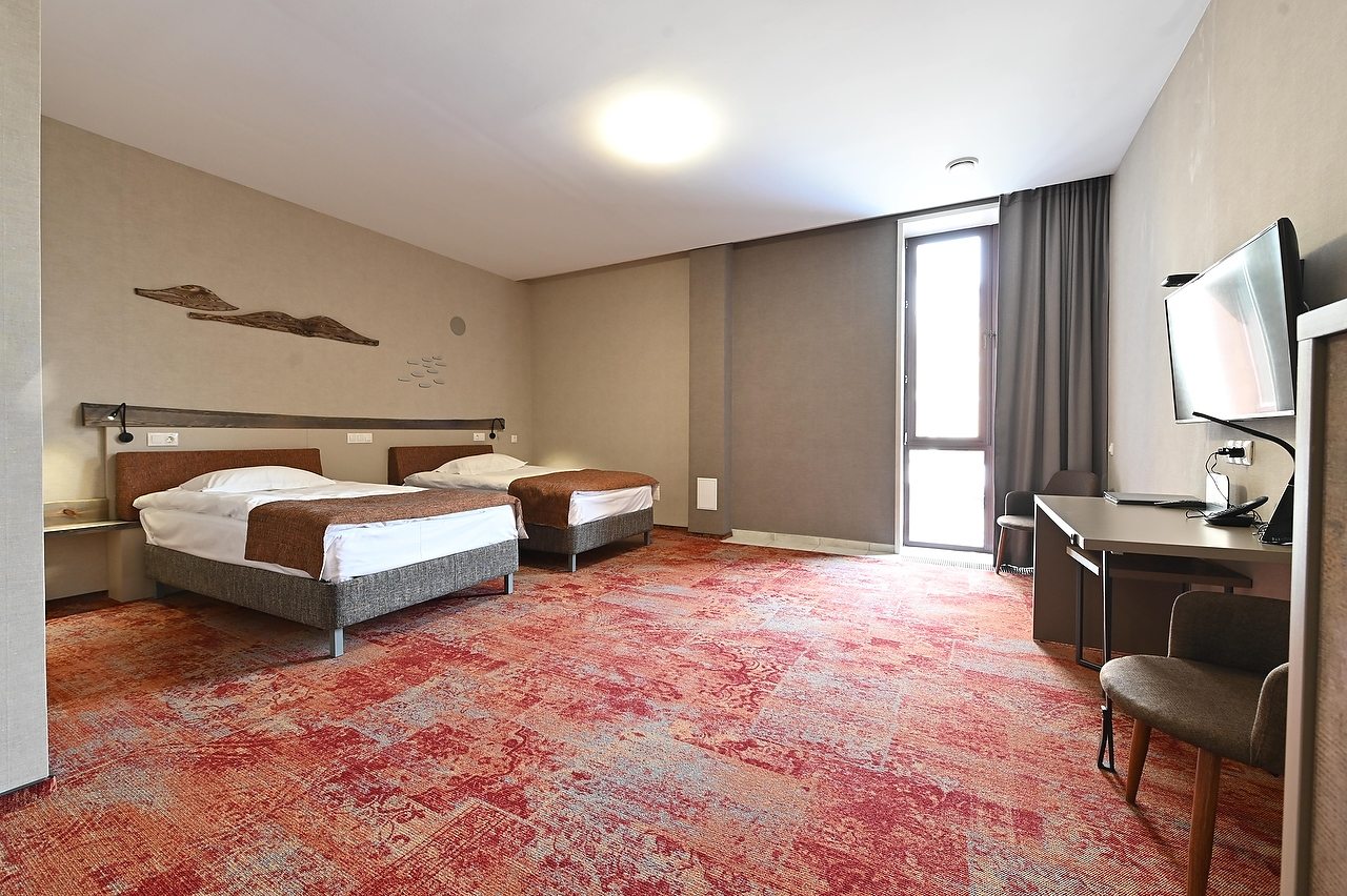 Двухместный (С 2 отдельными кроватями - Для гостей с ограниченными физическими возможностями) отеля HUNNU HOTEL, Улан-Удэ