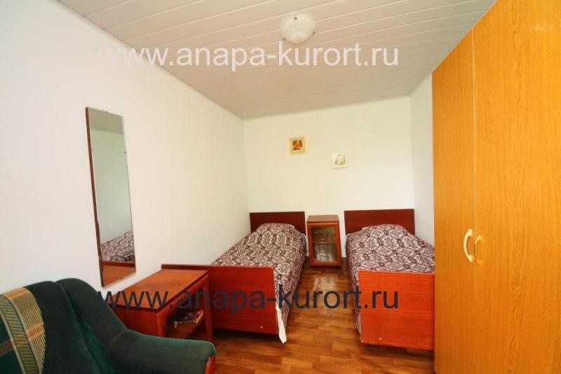 Двухместный (Двухместный номер с 2 отдельными кроватями и общей ванной комнатой) гостевого дома Дача у моря, Анапа