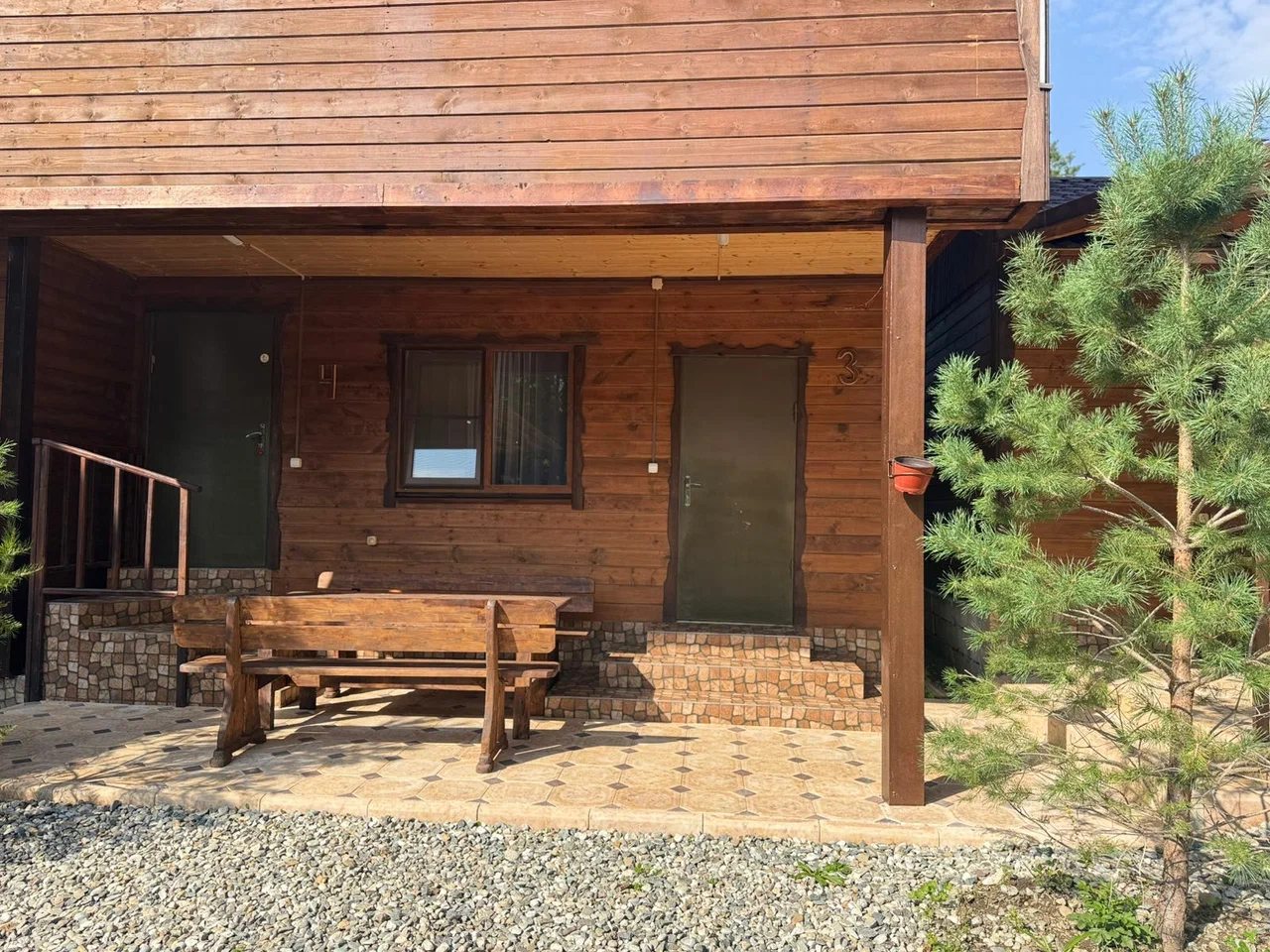 Четырехместный (Номер в домике с личной зоной барбекю), Отель Чегет Home
