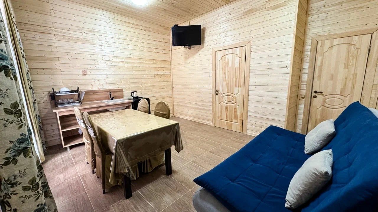 Четырехместный (Номер в домике с обеденной и барбекю зоной), Отель Чегет Home