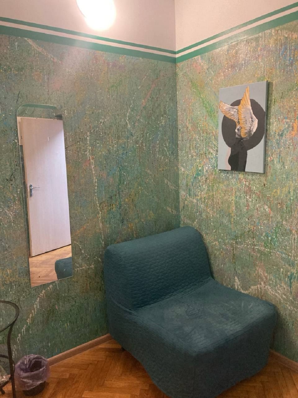 Семейный номер на троих с удобствами на этаже