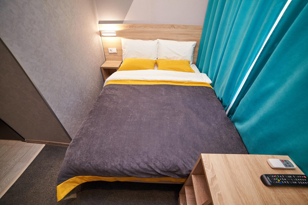 Двухместный (Бюджетный номер с 1 кроватью), Отель Луна