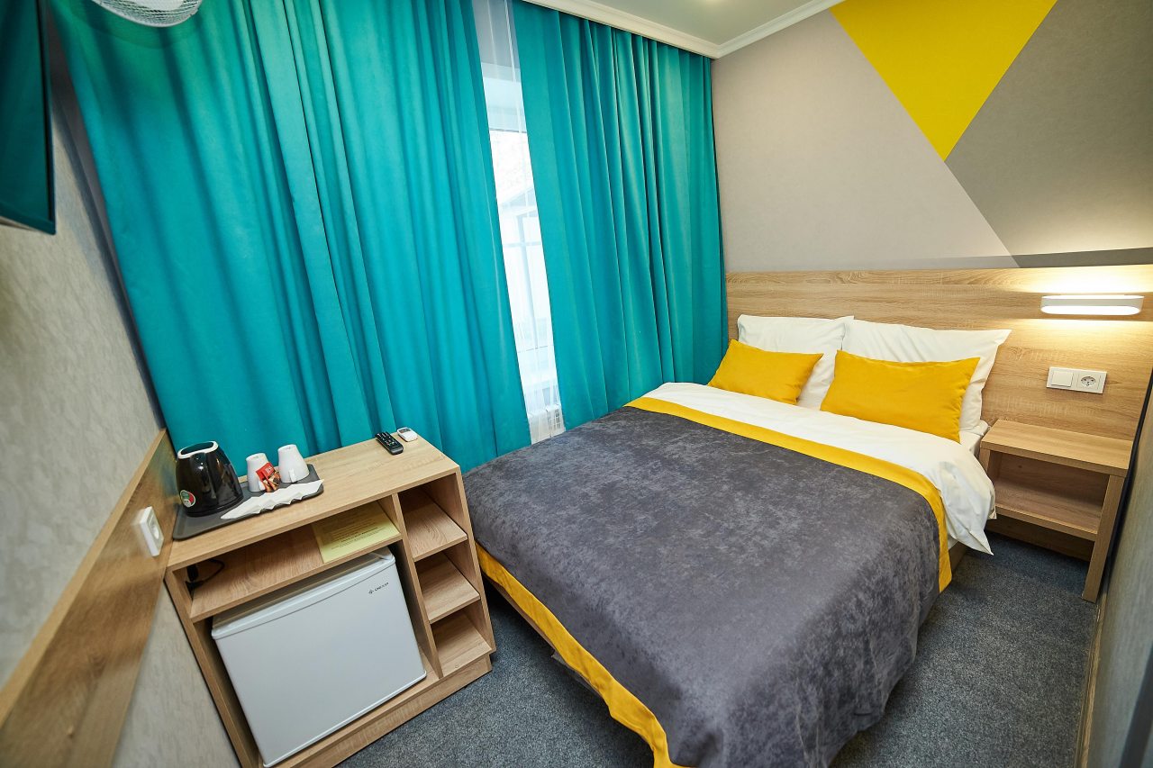 Двухместный (Небольшой номер с 1 кроватью), Отель Луна