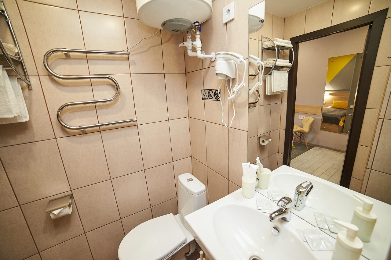 Двухместный (Улучшенный номер с 2 отдельными кроватями), Отель Луна