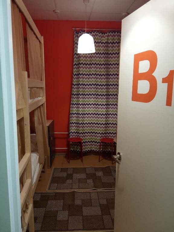 Номер (Спальное место на двухъярусной кровати в общем номере для мужчин и женщин) хостела ABC, Ярославль