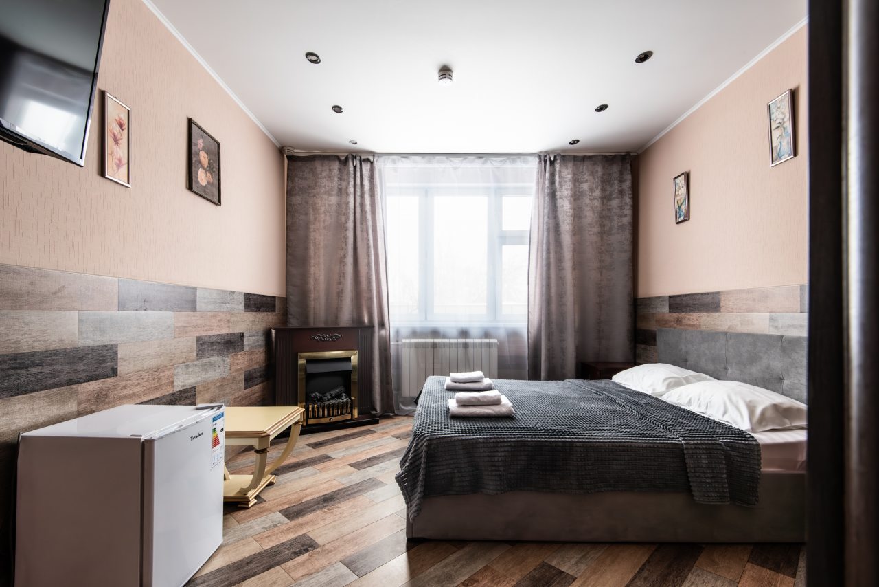 Двухместный (Делюкс с 1 кроватью и душем), Мини-отель Мираж на Юрловском проезде