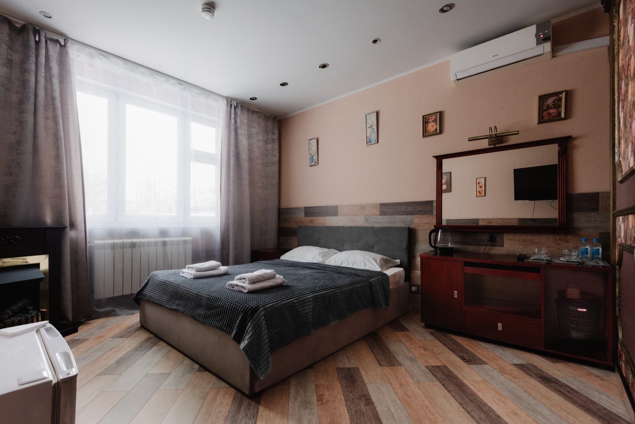 Двухместный (Делюкс с 1 кроватью и душем), Мини-отель Мираж на Юрловском проезде