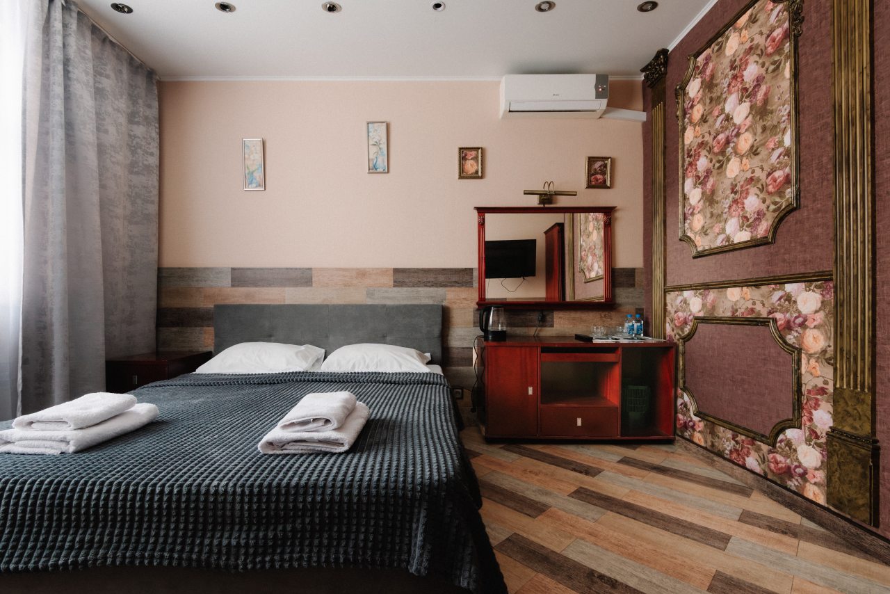 Двухместный (Делюкс с 1 кроватью и душем), Мини-отель Мираж на Юрловском проезде