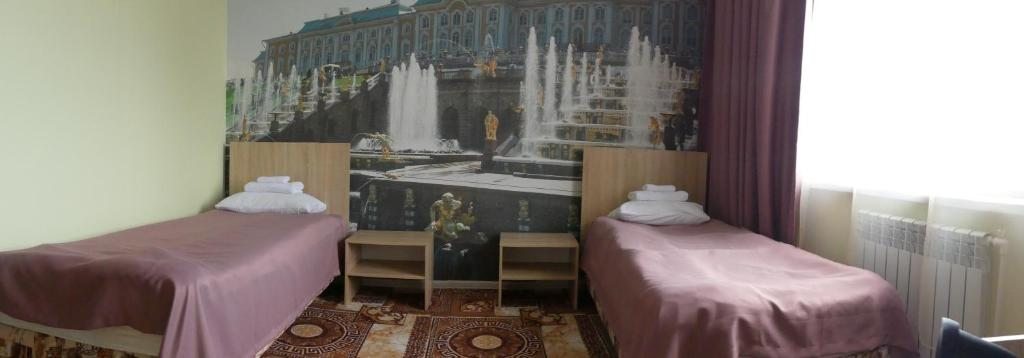 Двухместный (Стандартный двухместный номер с 2 отдельными кроватями) отеля Кузнечик Центральная, Железногорск, Курская область