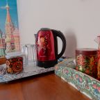 В номере чайные принадлежности