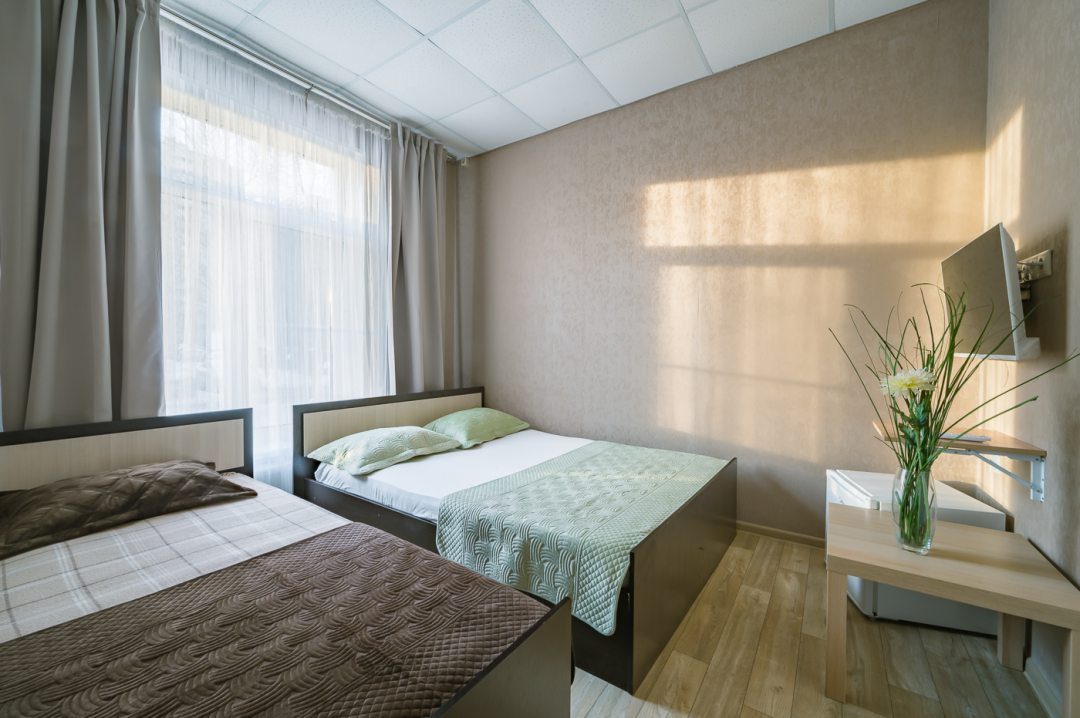 Двухместный (Двухместный номер Делюкс с двумя раздельными кроватями (TWIN)) отеля Room Room, Москва