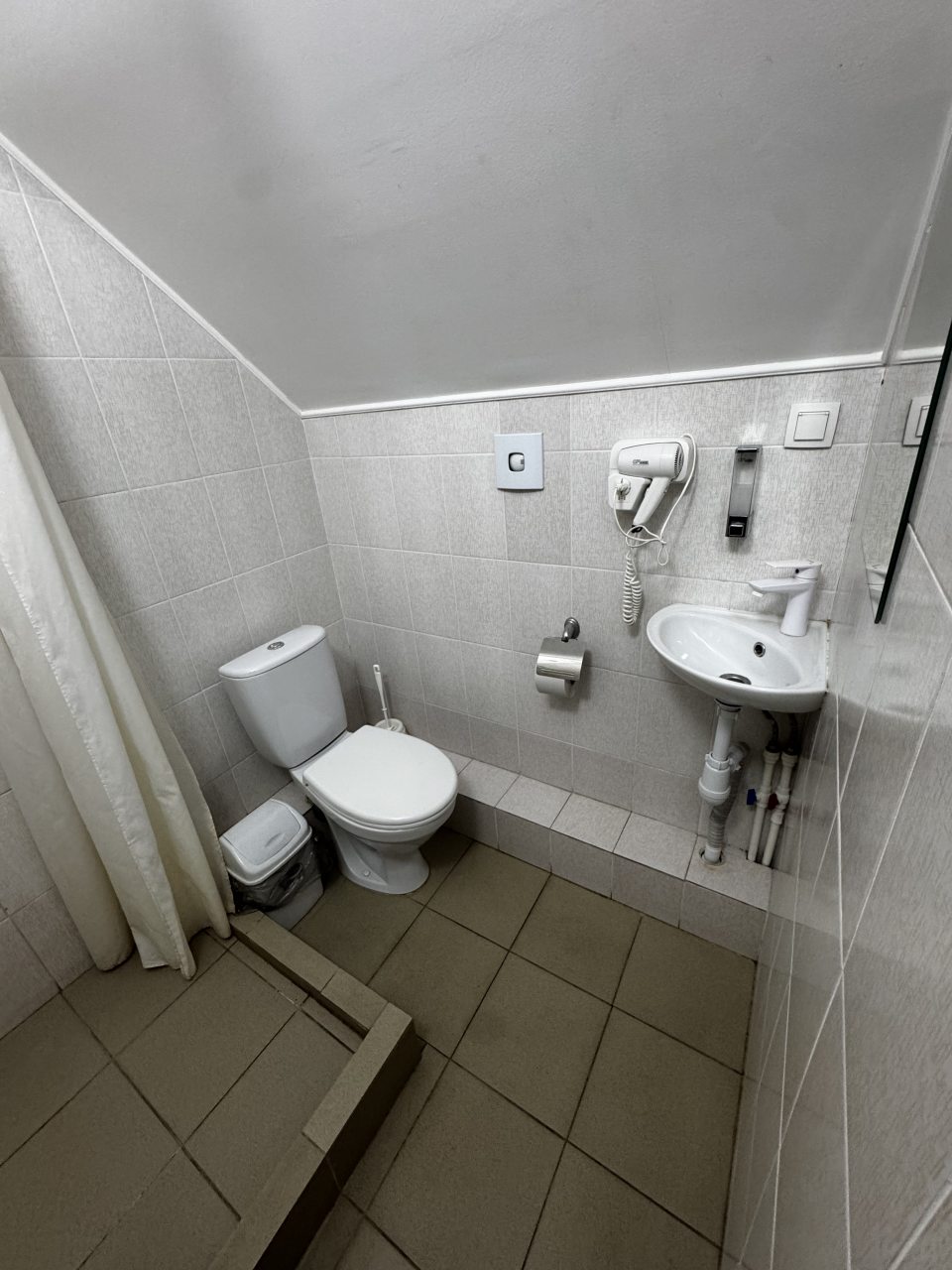 Двухместный (С 2 отдельными кроватями и душем), Мотель Уютный Дворик