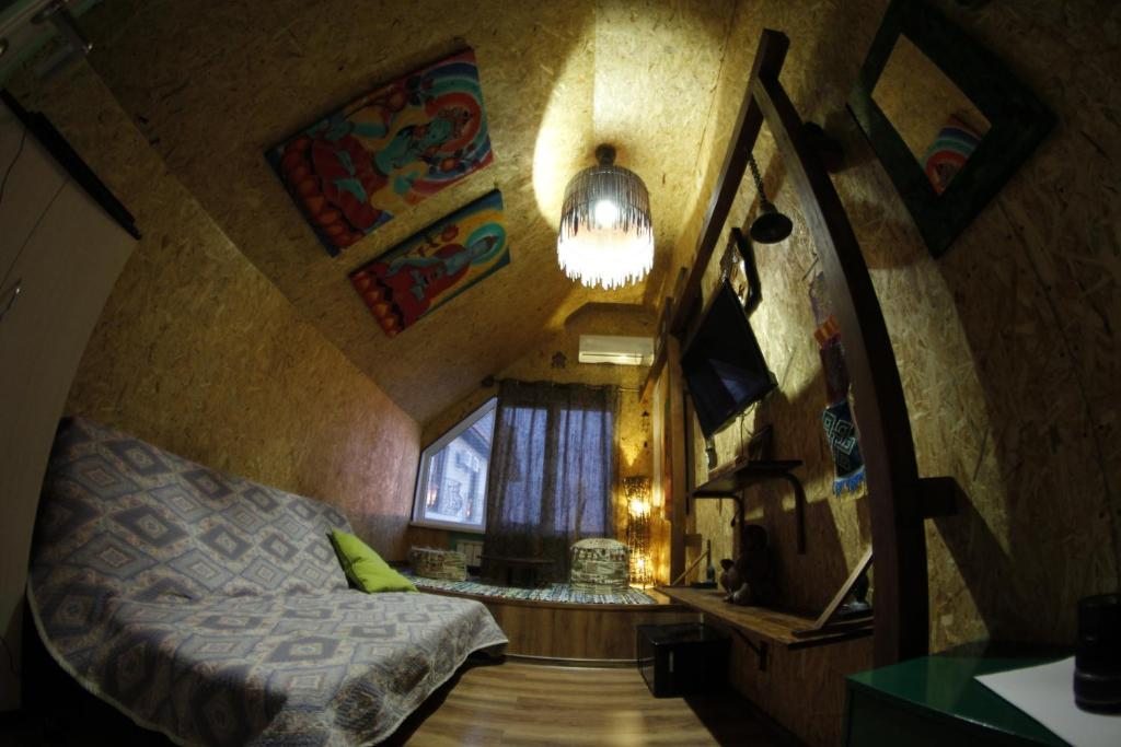 Двухместный (Двухместный номер «Комфорт» с 1 кроватью) гостевого дома Акбаль Ахау, Геленджик
