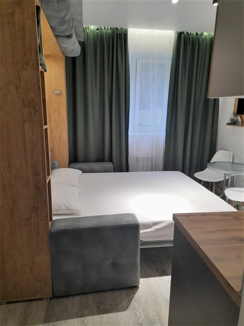 Апартаменты (Делюкс Стандарт кровать-трансформер) апарт-отеля Атмосфера Парк, Сочи