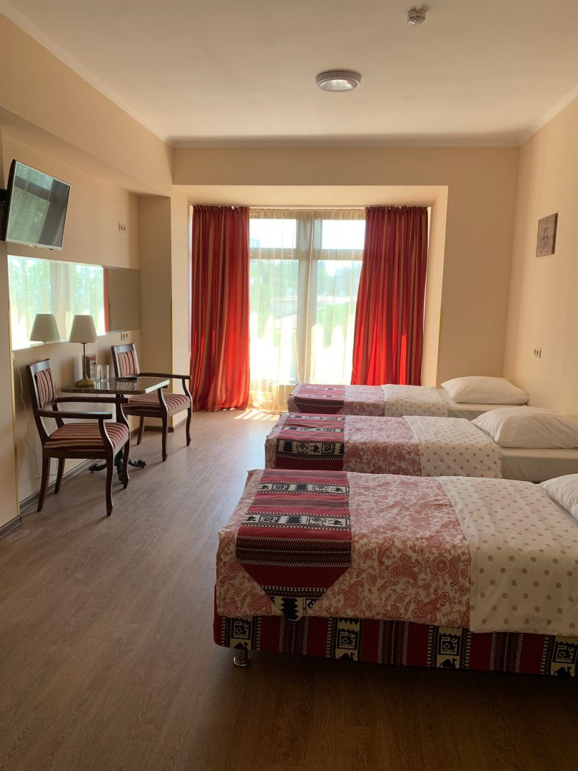 Трехместный Женский (Односпальная кровать в общем номере для женщин) мини-отеля Восток, Сочи