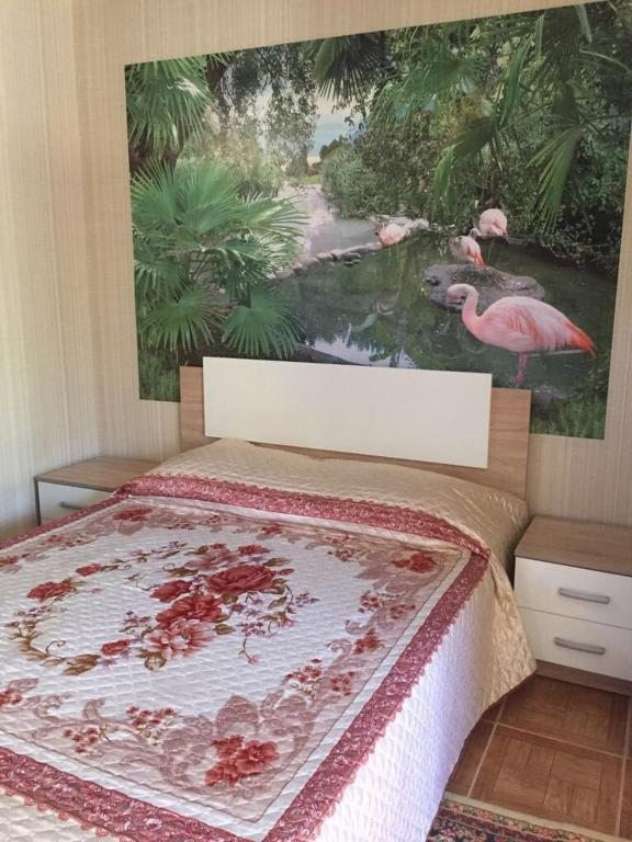 Двухместный (Небольшой двухместный номер с 1 кроватью) гостевого дома Фламинго, Благовещенская