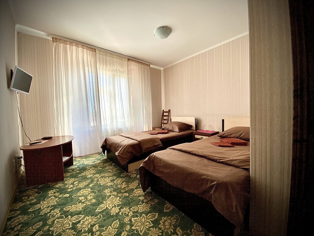 Двухместный (Двухместный стандарт с двумя односпальными кроватями) отеля KHOL.IN, Сыктывкар