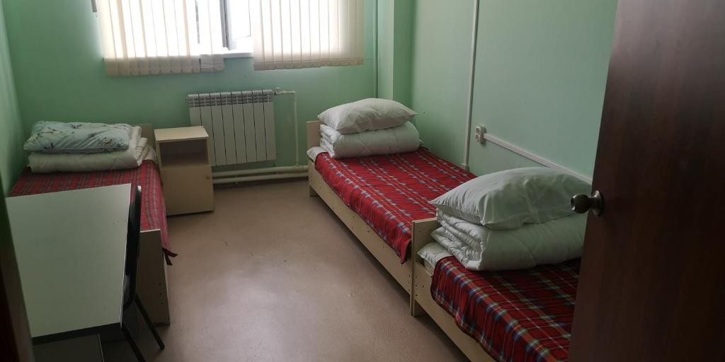 Номер (Односпальная кровать в общем номере для мужчин и женщин) хостела Вилюй, Якутск