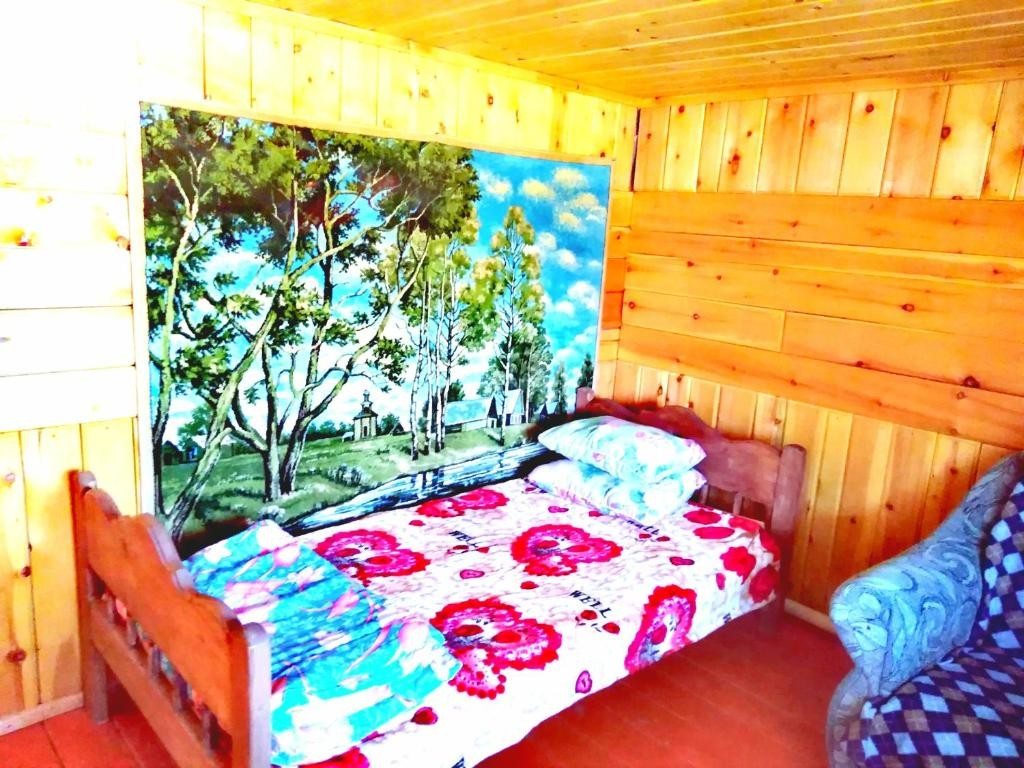 Двухместный (Двухместный номер с 2 отдельными кроватями и видом на озеро) гостевого дома Усадьба Синильга, Иогач