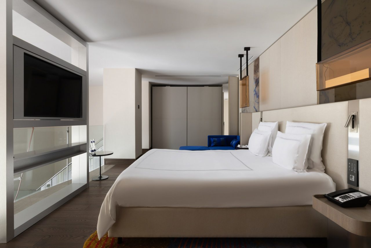 Двухместный (Номер Duplex двухуровневый, вид на море — с двуспальной кроватью и диваном), Отель Swissotel Resort Сочи Камелия