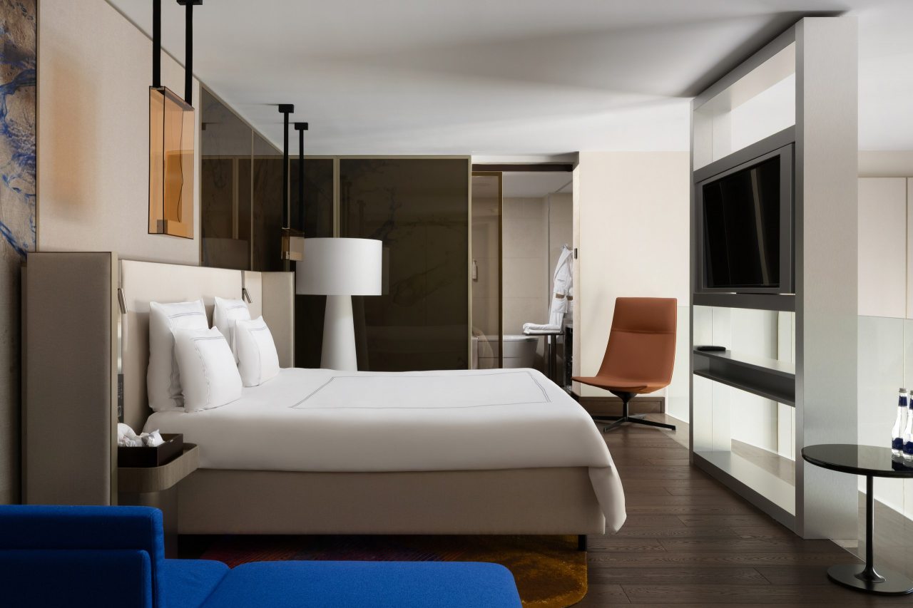 Двухместный (Номер Duplex двухуровневый, вид на море — с двуспальной кроватью и диваном), Отель Swissotel Resort Сочи Камелия