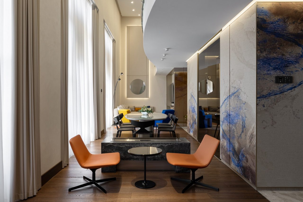 Двухместный (Номер Grand Duplex двухуровневый, вид на море — с двуспальной кроватью, раскладным диваном), Отель Swissotel Resort Сочи Камелия