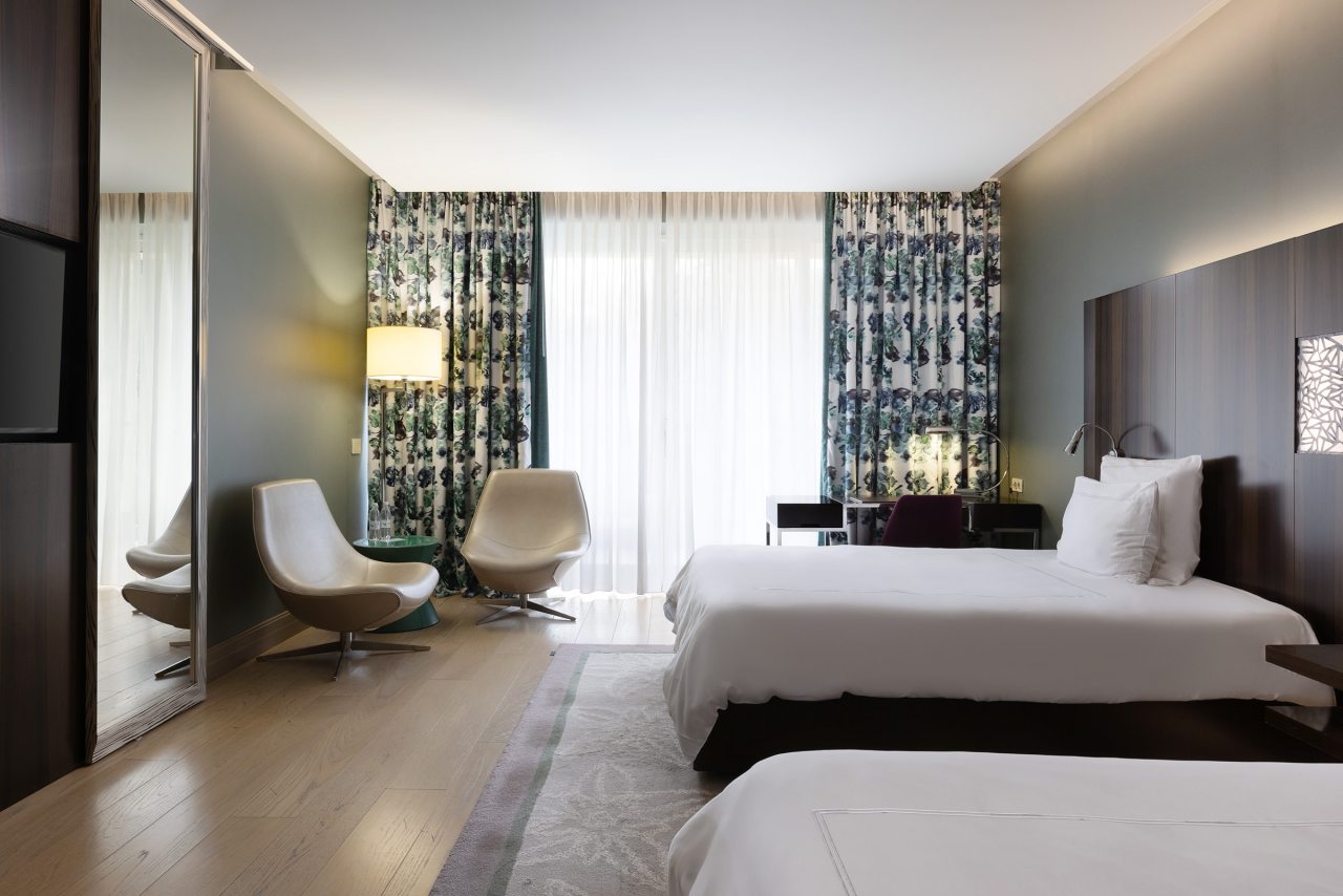 Двухместный (Номер Swiss Advantage, с видом во внутренний двор — с 2 полутораспальными кроватями), Отель Swissotel Resort Сочи Камелия