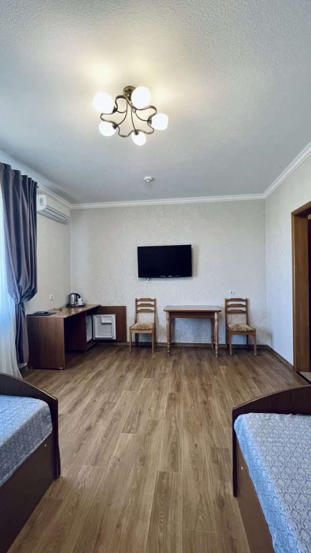 Двухместный (Двухместный номер с 2 отдельными кроватями и душем) гостиницы Ласточка, Кузнецк