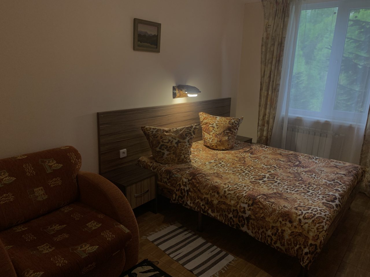 Двухместный (Улучшенный двухместный номер с 1 кроватью) гостиницы Престиж Лаго-Наки, Даховская