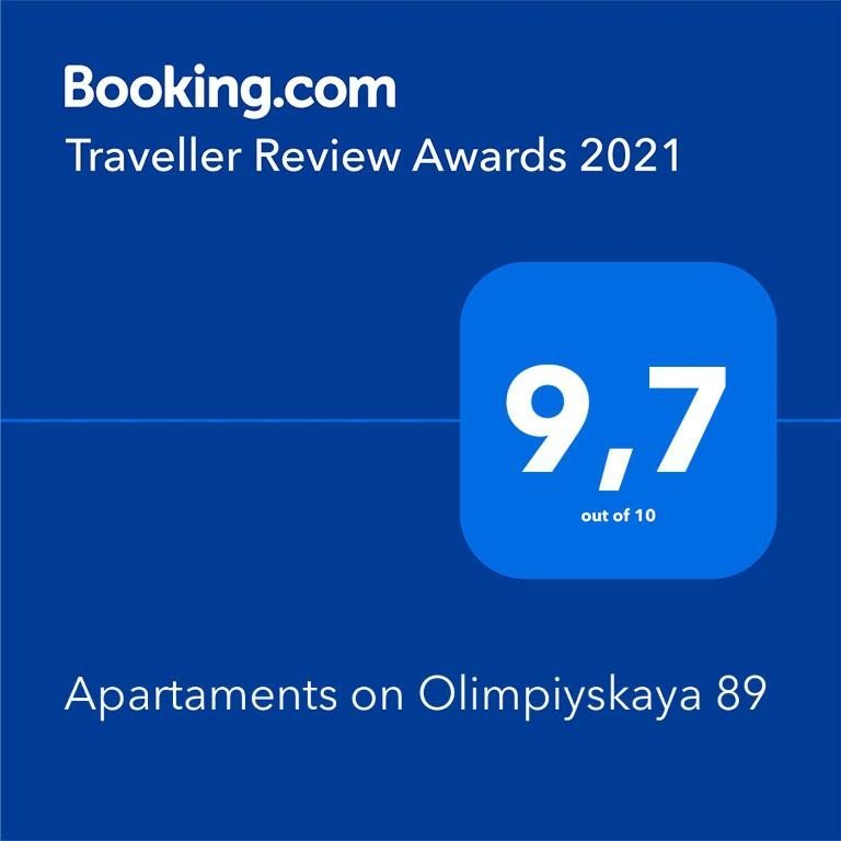 Апартаменты (Апартаменты с видом на горы), Apartaments on Olimpiyskaya 89